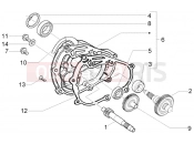 PIAGGIO BV 250 (U.S.A.) Rear wheel shaft
