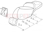 PIAGGIO BV 250 (U.S.A.) Saddle-tools kit- sattel-