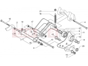PIAGGIO BV 250 (U.S.A.) Swinging arm