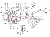 PIAGGIO BV 250 (U.S.A.) Crankcase cover - Crankcase cooling