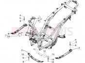 PIAGGIO BV 250 (U.S.A.) Frame/bodywork