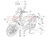 PIAGGIO BV 250 (U.S.A.) Main cable harness