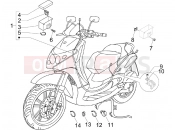 PIAGGIO BV 250 (U.S.A.) Main cable harness