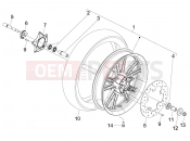 PIAGGIO BV 250 Tourer 2008 (U.S.A.) Front wheel