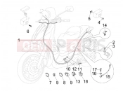 PIAGGIO BV 250 Tourer 2008 (U.S.A.) Main cable harness