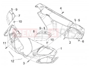 PIAGGIO BV 300 ie Tourer (U.S.A.) Handlebars coverages
