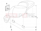 PIAGGIO BV 300 ie Tourer (U.S.A.) Saddle/seats