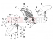PIAGGIO BV 300 ie Tourer (U.S.A.) Wheel huosing - Mudguard