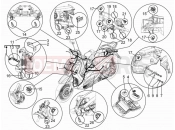 Main cable harness - Piaggio BV 350 4T 4V ie E3 ( USA / CA ) 2013
