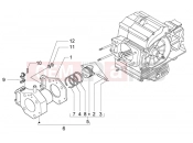 PIAGGIO Cylinder-piston-wrist pin, assy