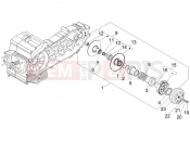 PIAGGIO BV 500 ( USA / CA ) Driven pulley