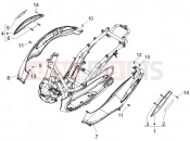 PIAGGIO BV 500 ( USA / CA ) Side cover - Spoiler