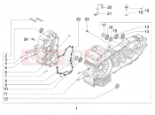 Crankcase - Piaggio BV 500 Tourer ( USA / CA ) 2008