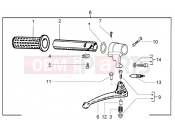 PIAGGIO Throttle twist grip