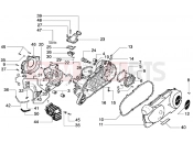 PIAGGIO Diesis 100 Crankcase-Oil pump