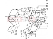 PIAGGIO Diesis 100 Front shield-Footboard-Spoiler