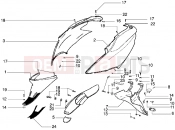 PIAGGIO Diesis 100 Side covers