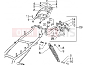 PIAGGIO Diesis 50 Rear shock absorber-Stand
