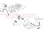 PIAGGIO Diesis 50 Starting motor-starter lever
