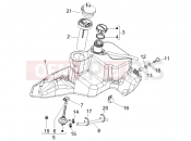 Benzin tank - Piaggio Fly 100 2006