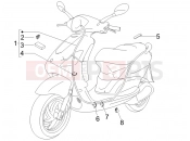 kábelezés - Piaggio Fly 100 2007