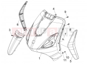 PIAGGIO Fly 125 Front shield