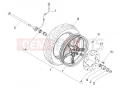 PIAGGIO Fly 125  Front wheel