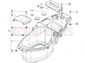 PIAGGIO Fly 125  Helmet huosing - Undersaddle