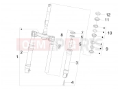 PIAGGIO Fly 125  Fork/steering tube - Steering bearing unit