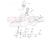 Benzin tank - Piaggio Fly 125 2008