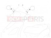 PIAGGIO Fly 125 4T/3V ie Driving mirror/s