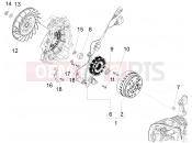 PIAGGIO Fly 125 4T/3V ie Flywheel magneto