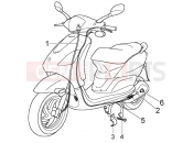 PIAGGIO Fly 150 (U.S.A.) Odometer transmissions-rear brake