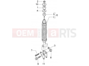PIAGGIO Fly 150 (U.S.A.) Rear damper