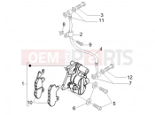 PIAGGIO Fly 150 Brakes pipes - Calipers