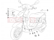 PIAGGIO Fly 150 kábelezés