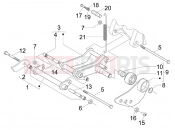 PIAGGIO Fly 150 Swinging arm