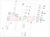 PIAGGIO Fly 50 2T Fork's components (Wuxi Top)