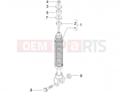 PIAGGIO Fly 50 4T Rear suspension - Shock absorber/s