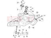 Benzin tank - Piaggio Fly 50 4T 2008