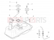 PIAGGIO Fly 50 4T 2V Benzin tank