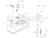 PIAGGIO Fly 50 4T 4V Fuel tank