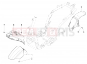 PIAGGIO Fly 50 4T 4V Wheel huosing - Mudguard