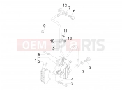 PIAGGIO Fly 50 4T 4V Brakes pipes - Calipers