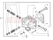 PIAGGIO Head - valves