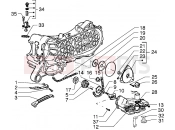 PIAGGIO Pump group - Oil pan