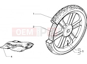 PIAGGIO Rear wheel
