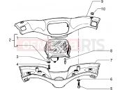 PIAGGIO Speedometers kms.-Handlebar covers