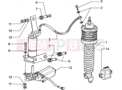 PIAGGIO Hexagon 125 Automatically adjustable rear damper
