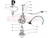 PIAGGIO Hexagon 125 Carburettor